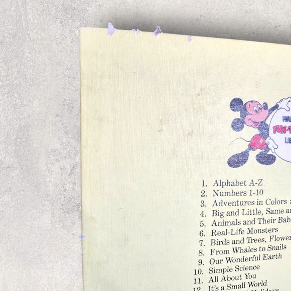 1983 Walt Disney Fun-To-Learn Vol. 9 Our Wonderful Earth Vintage Book Hardback - Picture 5 of 6